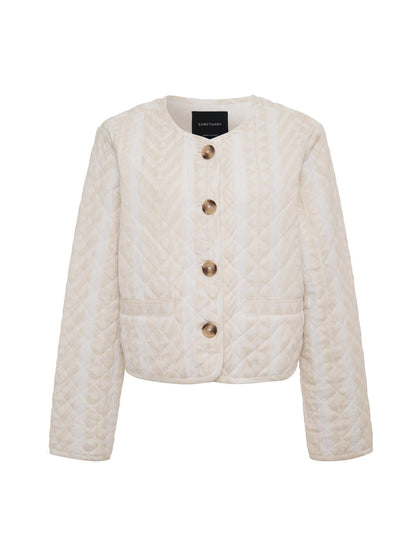 CRAFTED COCO JACKET COLLAGEN STRIPE - Sanctuary Clothing