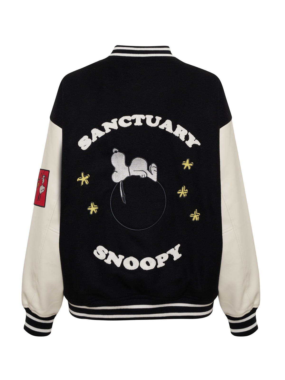 75 VARSITY JACKET BLACK/WHITE - Sanctuary Clothing