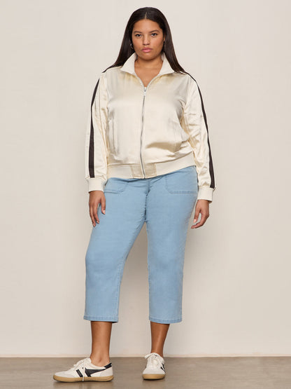 Satin Track Jacket Collagen Extended Sizing - Sanctuary Clothing