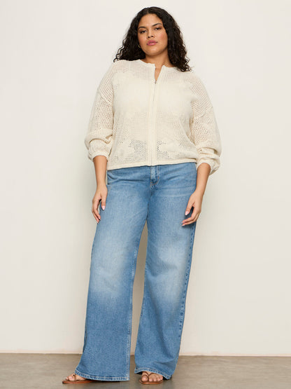 Daily Escape Flower Pop Bomber Collagen Extended Sizing - Sanctuary Clothing