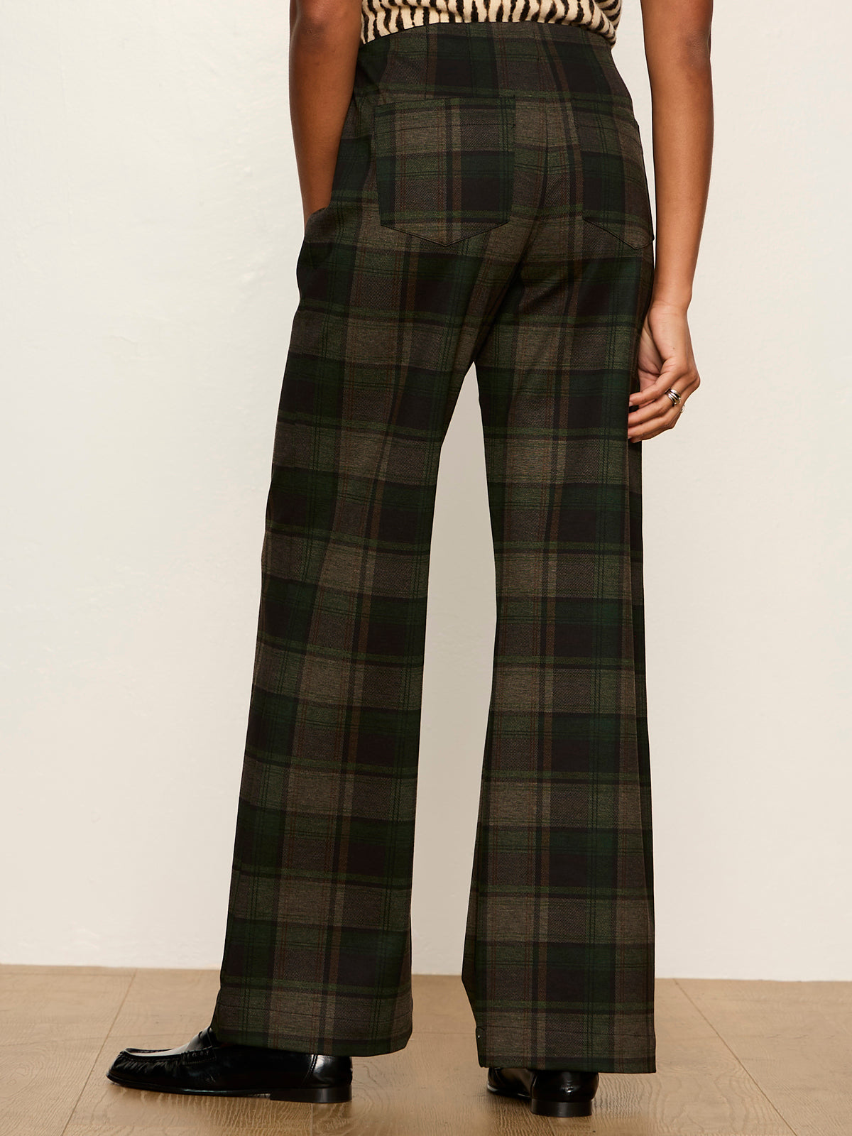 Relay Pull On Pant Kalamata Plaid - Sanctuary Clothing