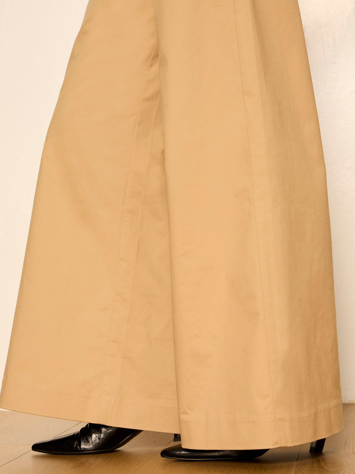 REESE WIDE LEG TROUSER KHAKI - Sanctuary Clothing