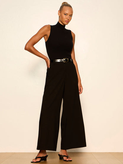 REESE WIDE LEG TROUSER BLACK - Sanctuary Clothing