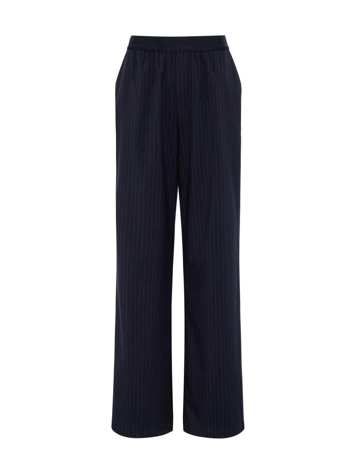 Uplift Pull On Trouser Navy Pinstripe - Sanctuary Clothing