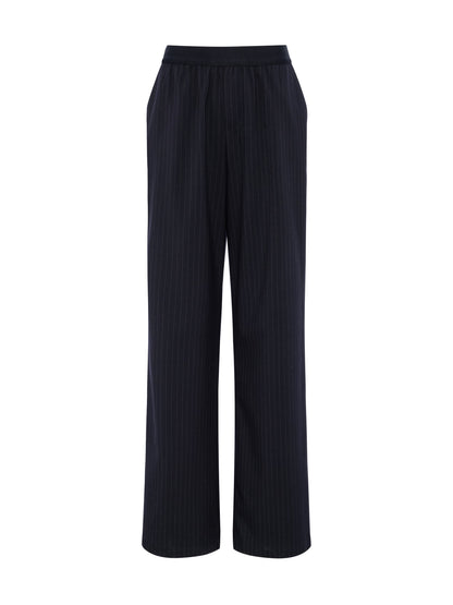 Uplift Pull On Trouser Navy Pinstripe - Sanctuary Clothing