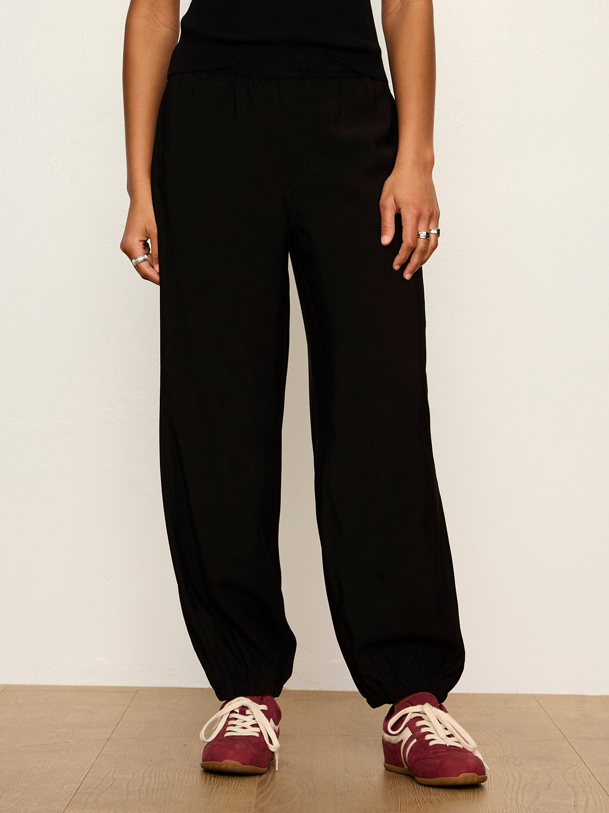 Micro Balloon Pant Black - Sanctuary Clothing