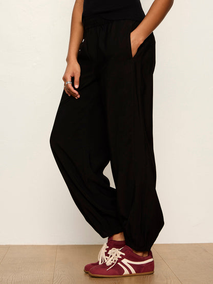 Micro Balloon Pant Black - Sanctuary Clothing