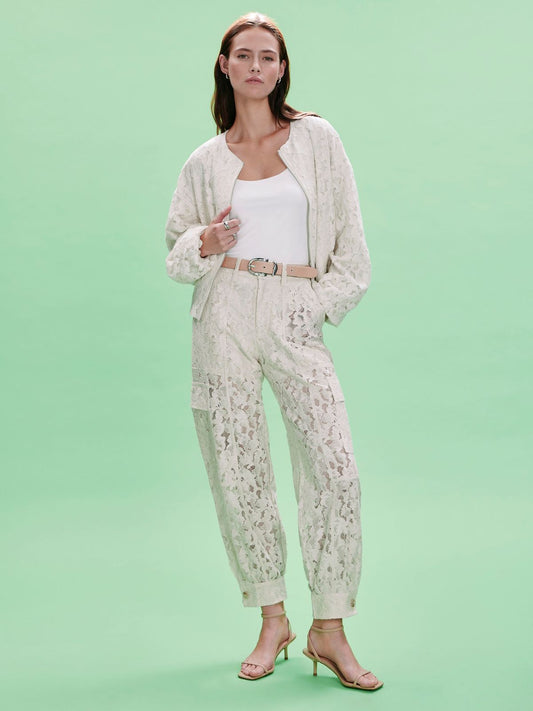 SOFT VOLUME LACE PANT COLLAGEN - Sanctuary Clothing