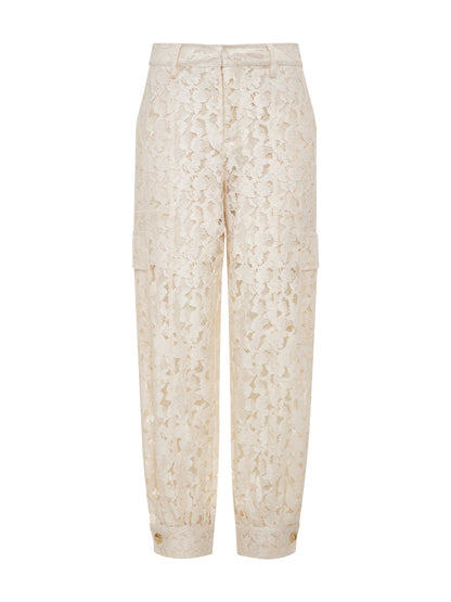 SOFT VOLUME LACE PANT COLLAGEN - Sanctuary Clothing