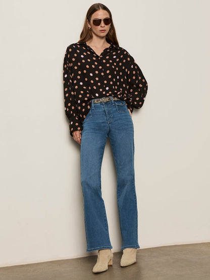 Colette Silk Shirt Popspot - Sanctuary Clothing