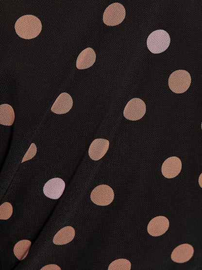 Fitted Mesh Button Down Top Popspot - Sanctuary Clothing