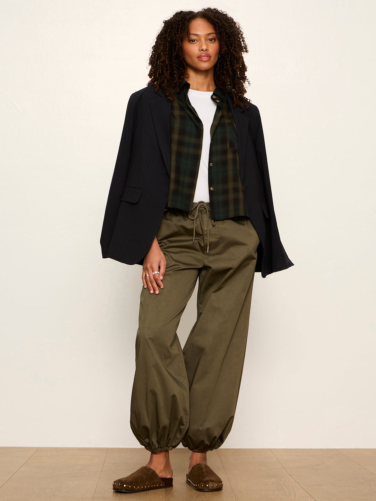 The Autumn Edit Flannel Top Forest Plaid - Sanctuary Clothing