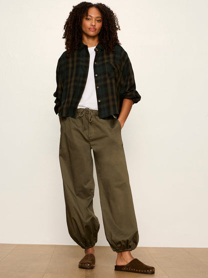 The Autumn Edit Flannel Top Forest Plaid - Sanctuary Clothing