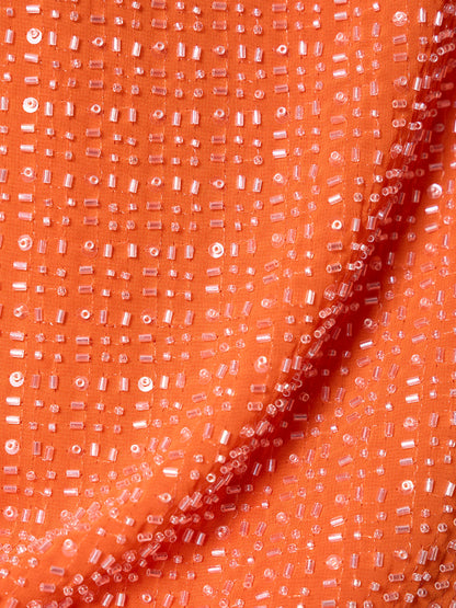 THE BECOMING BEAD SHELL HIBISCUS ORANGE - Sanctuary Clothing
