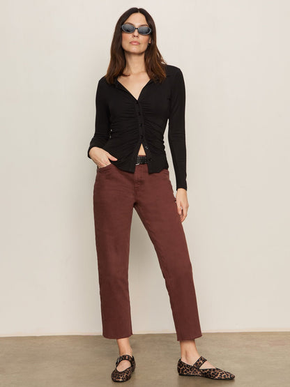 DREAMGIRL BUTTON UP BLACK - Sanctuary Clothing