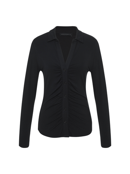 DREAMGIRL BUTTON UP BLACK - Sanctuary Clothing