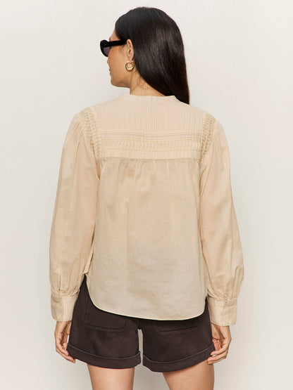 GIVING THE MOST PINTUCK SHIRT RICH COLLAGEN - Sanctuary Clothing