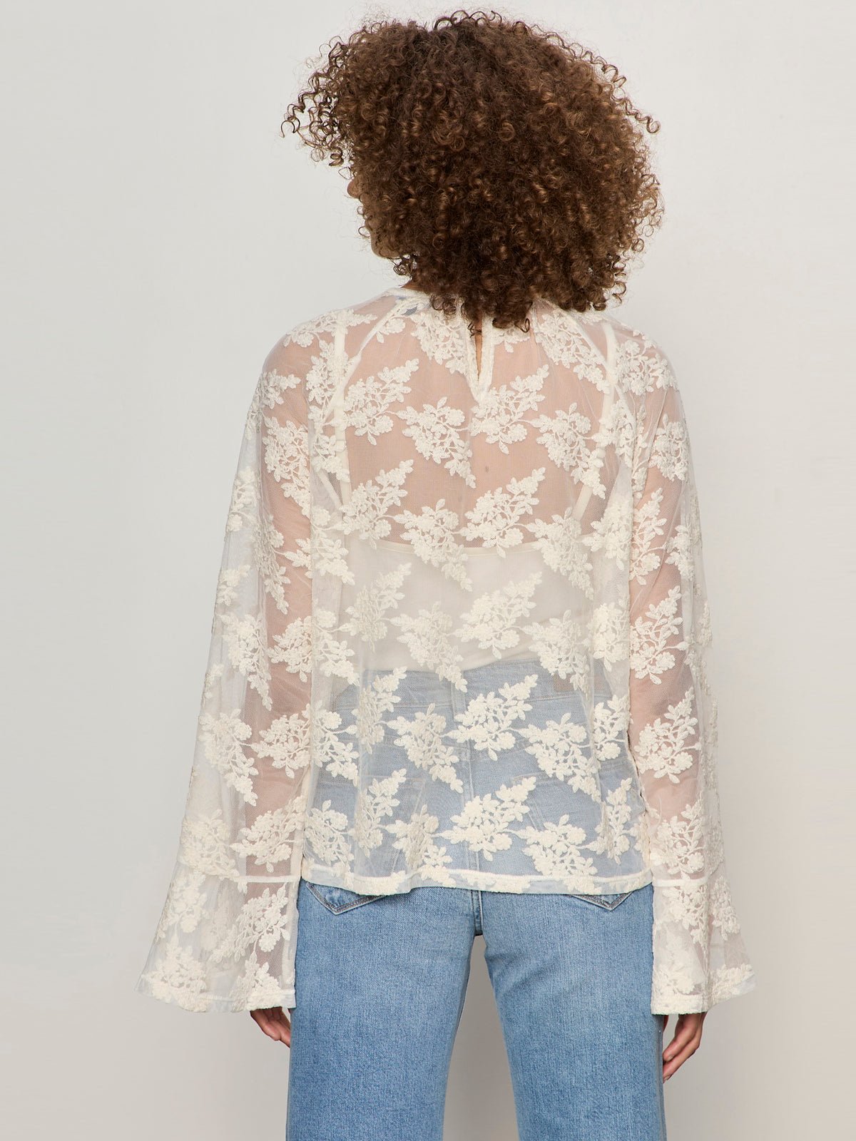 BOHO LACE TOP VINTAGE IVORY - Sanctuary Clothing