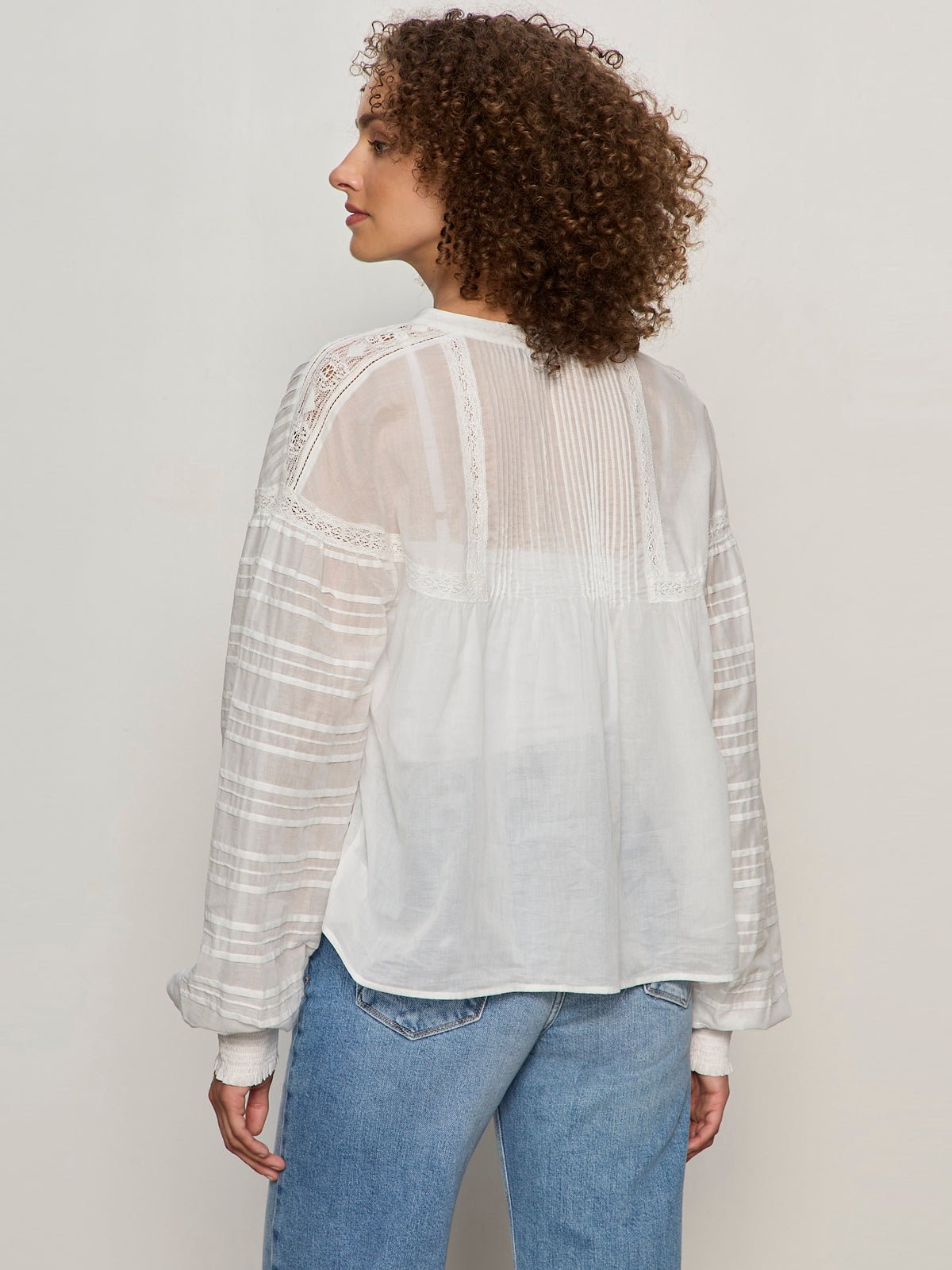 ADORE YOU EMBROIDERED BLOUSE WHITE - Sanctuary Clothing
