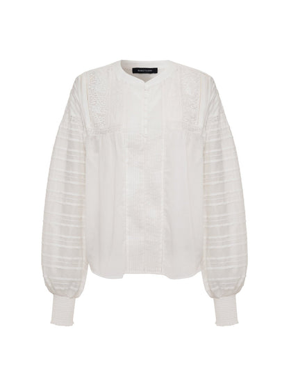 ADORE YOU EMBROIDERED BLOUSE WHITE - Sanctuary Clothing