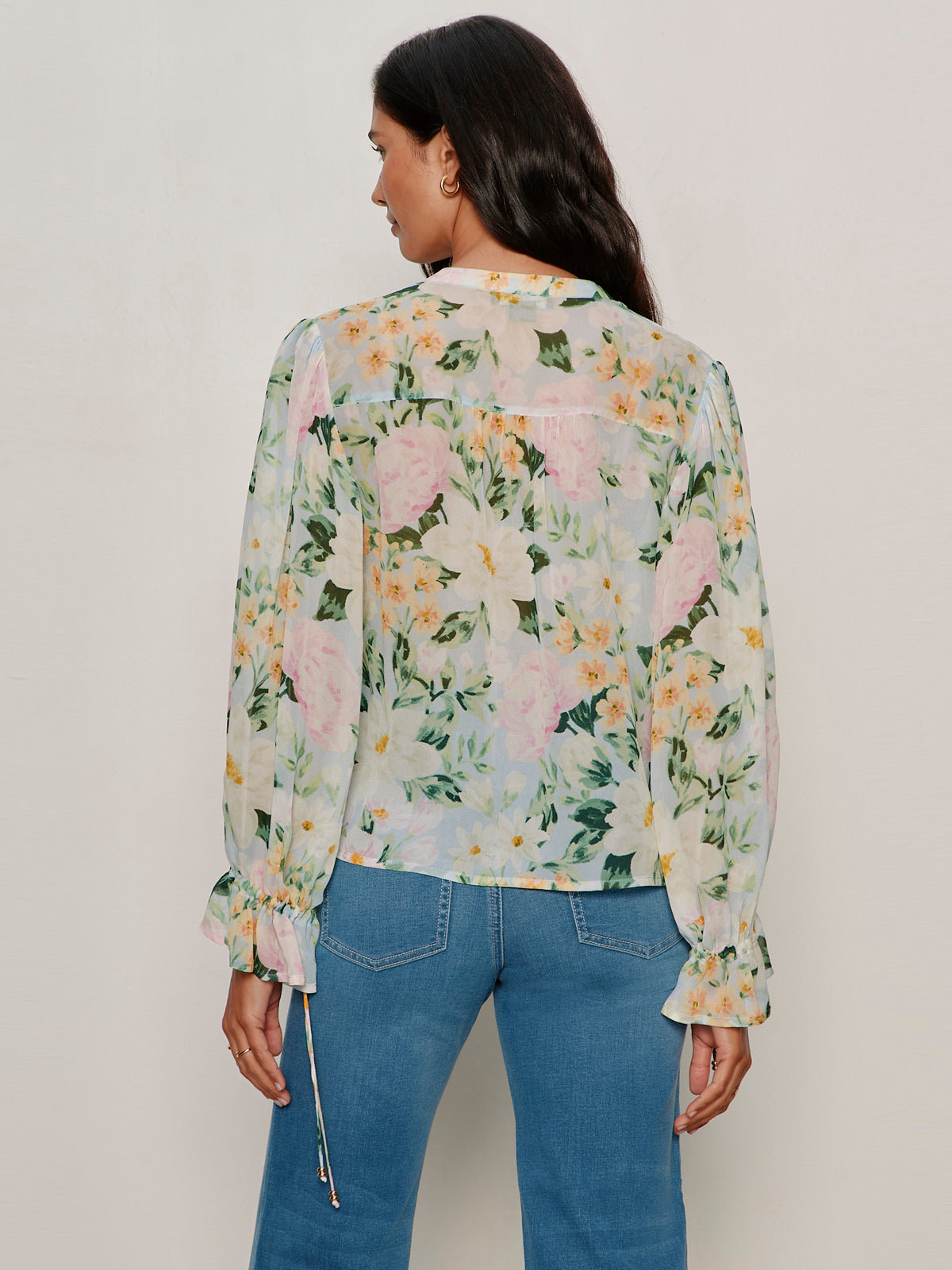 FEMME MUSE BUTTON BLOUSE SPRING FLORAL - Sanctuary Clothing