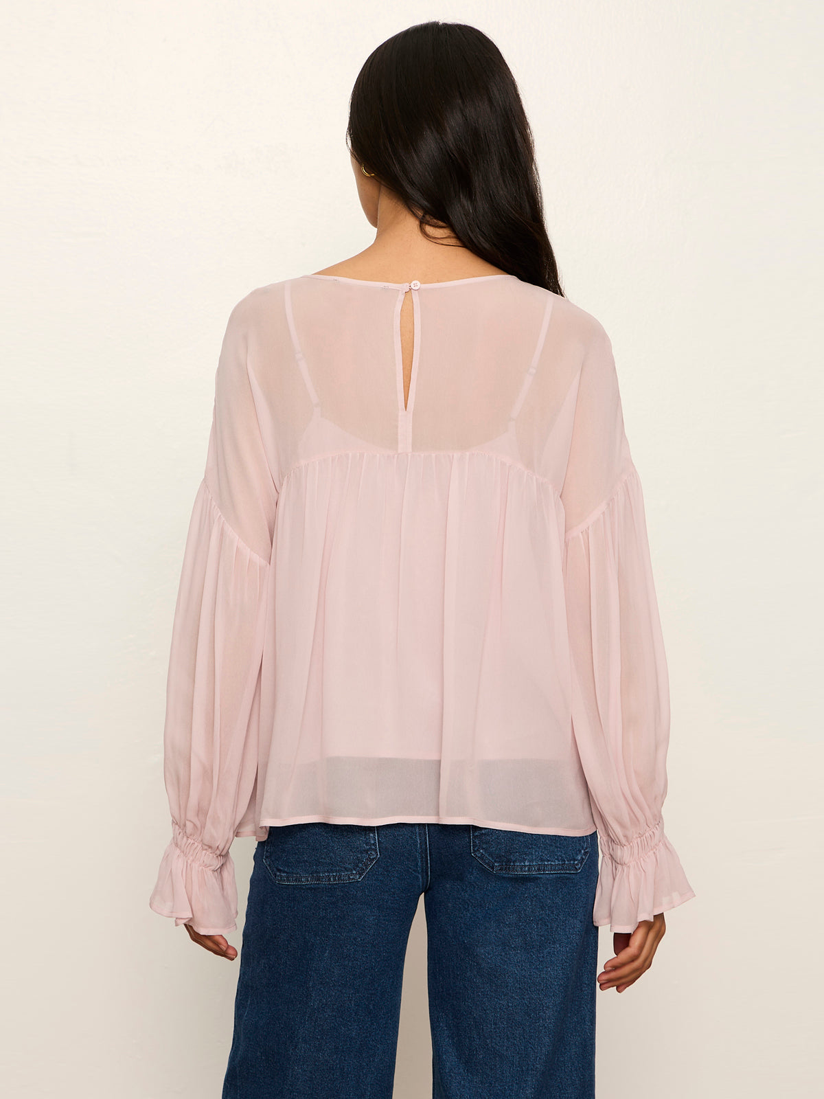 KEEPSAKE VOLUME BLOUSE DRIED PETAL - Sanctuary Clothing