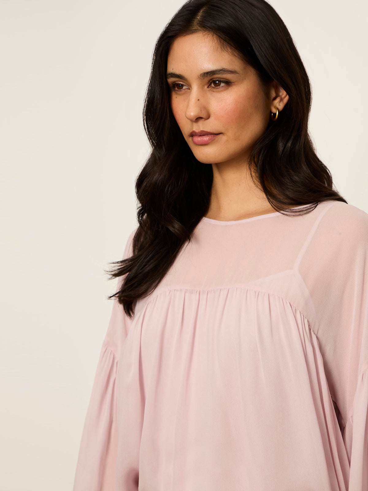 KEEPSAKE VOLUME BLOUSE DRIED PETAL - Sanctuary Clothing