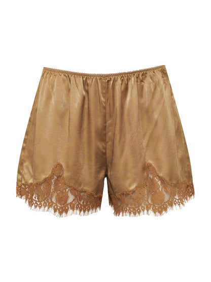 TIMELESS SATIN LACE SHORT TOASTED COCONUT - Sanctuary Clothing
