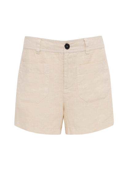 LINEN MARINE SHORT SUMMER SAND - Sanctuary Clothing