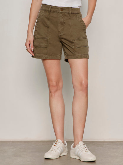 BOYFRIEND UTILITY SHORT BURNT OLIVE - Sanctuary Clothing