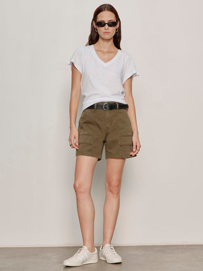 BOYFRIEND UTILITY SHORT BURNT OLIVE - Sanctuary Clothing