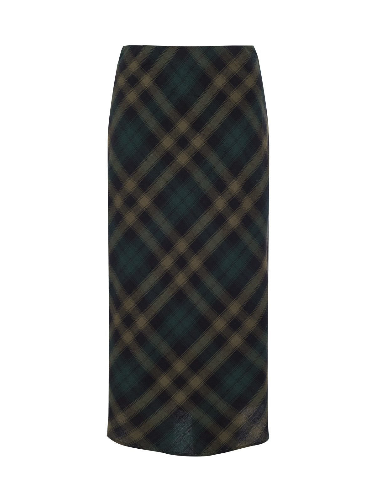 Favorite Plaid Slip Skirt Forest Plaid - Sanctuary Clothing