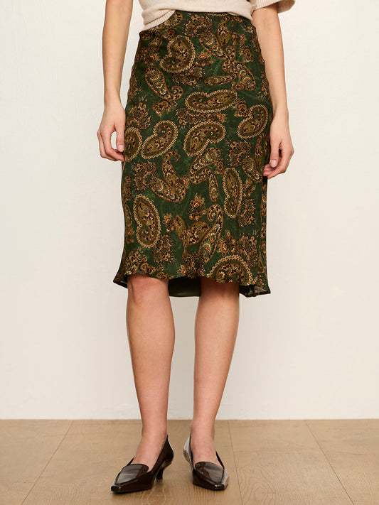 The Fall Essential Midi Skirt Decoratif - Sanctuary Clothing