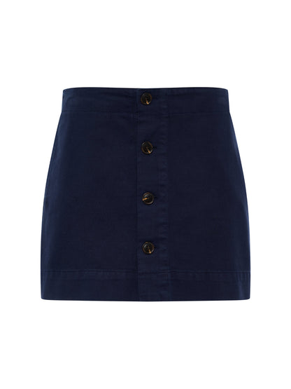 MILA MINI SKIRT NAVY BLAZER - Sanctuary Clothing
