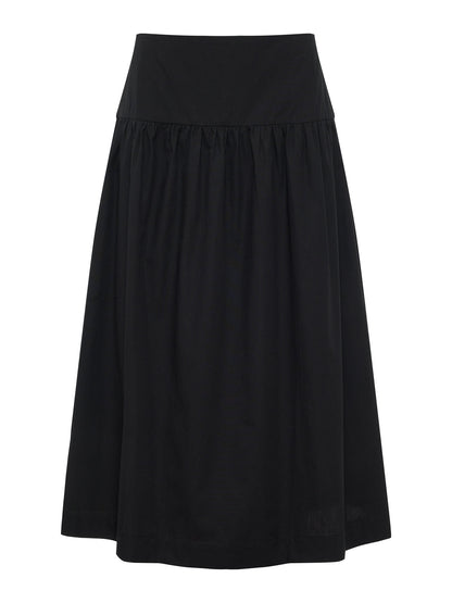 MATTER OF TIME POPLIN SKIRT BLACK - Sanctuary Clothing