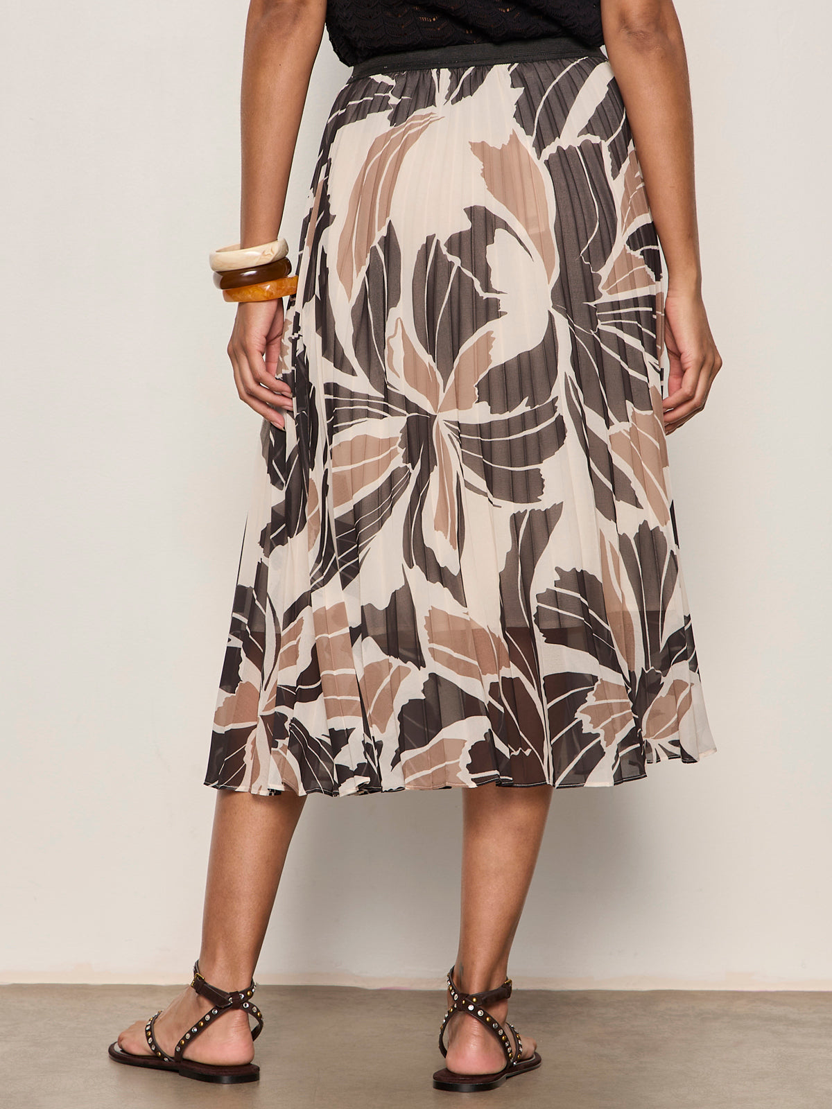 NOSTALGIA PLEATED MIDI SKIRT LOTUS - Sanctuary Clothing