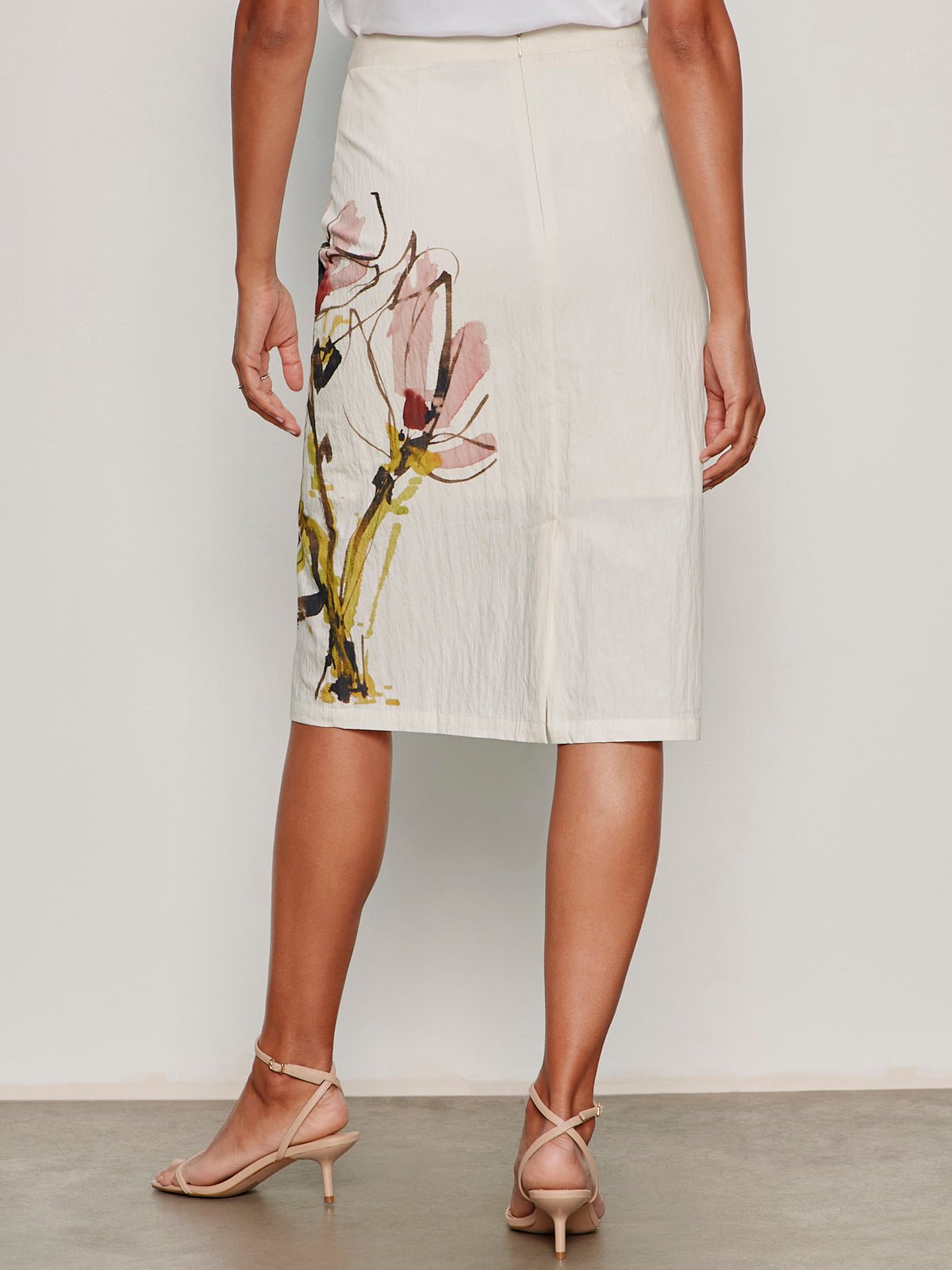 Spring Fleur Pencil Skirt Fleur - Sanctuary Clothing