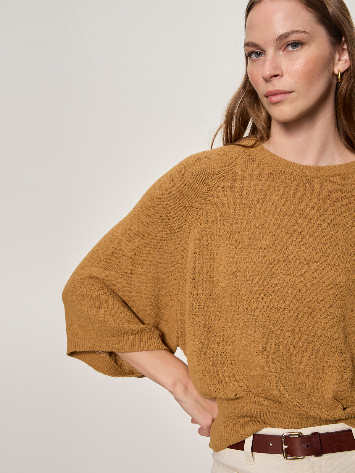 ABOUT US RELAXED PULLOVER CUMIN - Sanctuary Clothing