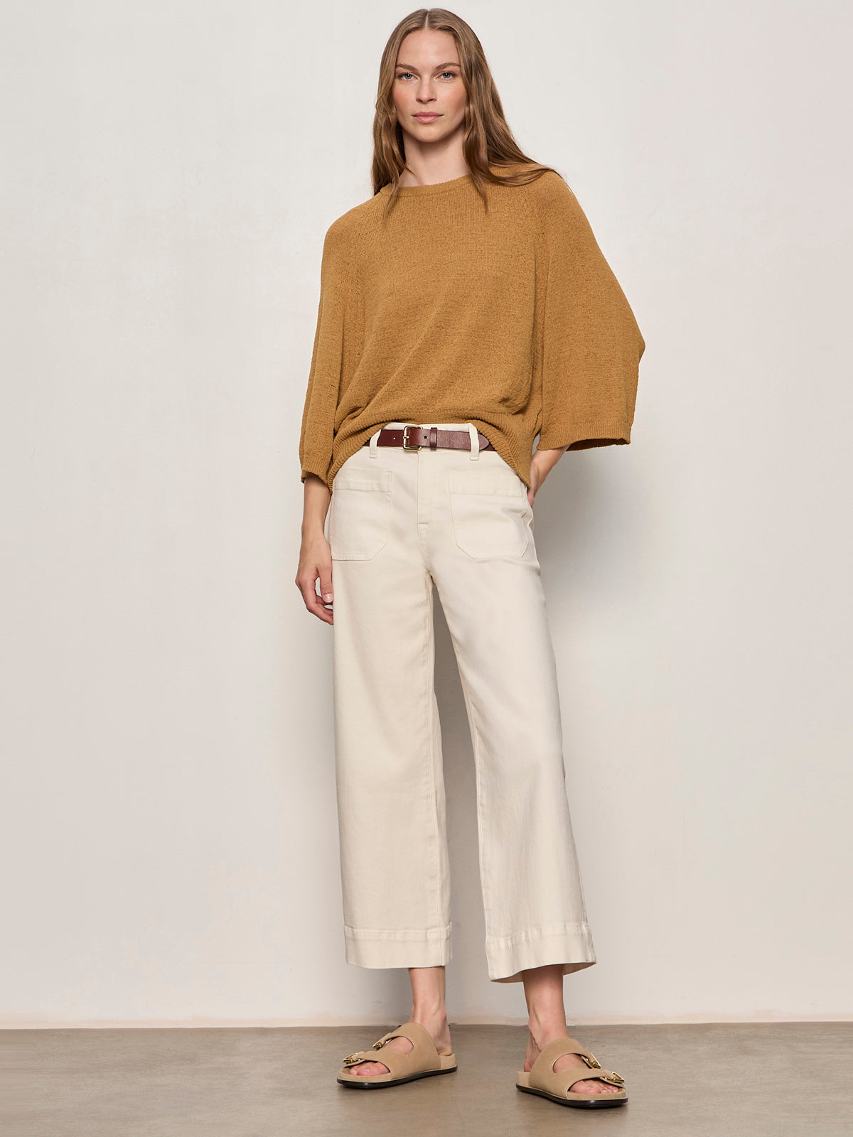 ABOUT US RELAXED PULLOVER CUMIN - Sanctuary Clothing