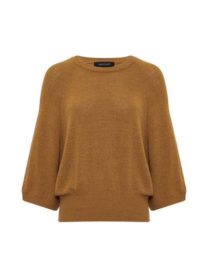ABOUT US RELAXED PULLOVER CUMIN - Sanctuary Clothing