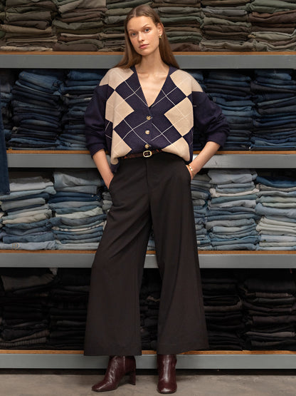 Arden Cardigan Loma Argyle - Sanctuary Clothing