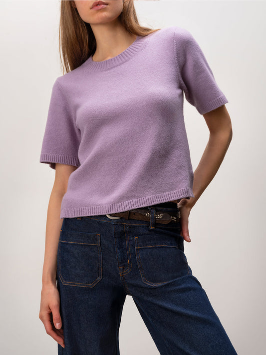 Perfect Sweater Tee Purple Haze - Sanctuary Clothing