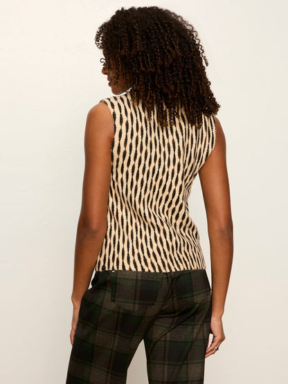 Soft Printed Shell Sweater Inkblot - Sanctuary Clothing