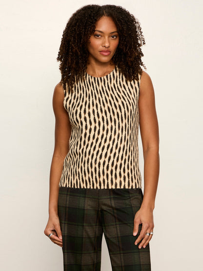 Soft Printed Shell Sweater Inkblot - Sanctuary Clothing
