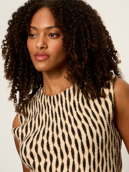 Soft Printed Shell Sweater Inkblot - Sanctuary Clothing