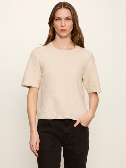 Perfect Sweater Tee Heather Dark Bone - Sanctuary Clothing
