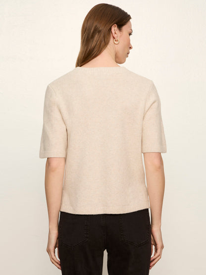 Perfect Sweater Tee Heather Dark Bone - Sanctuary Clothing