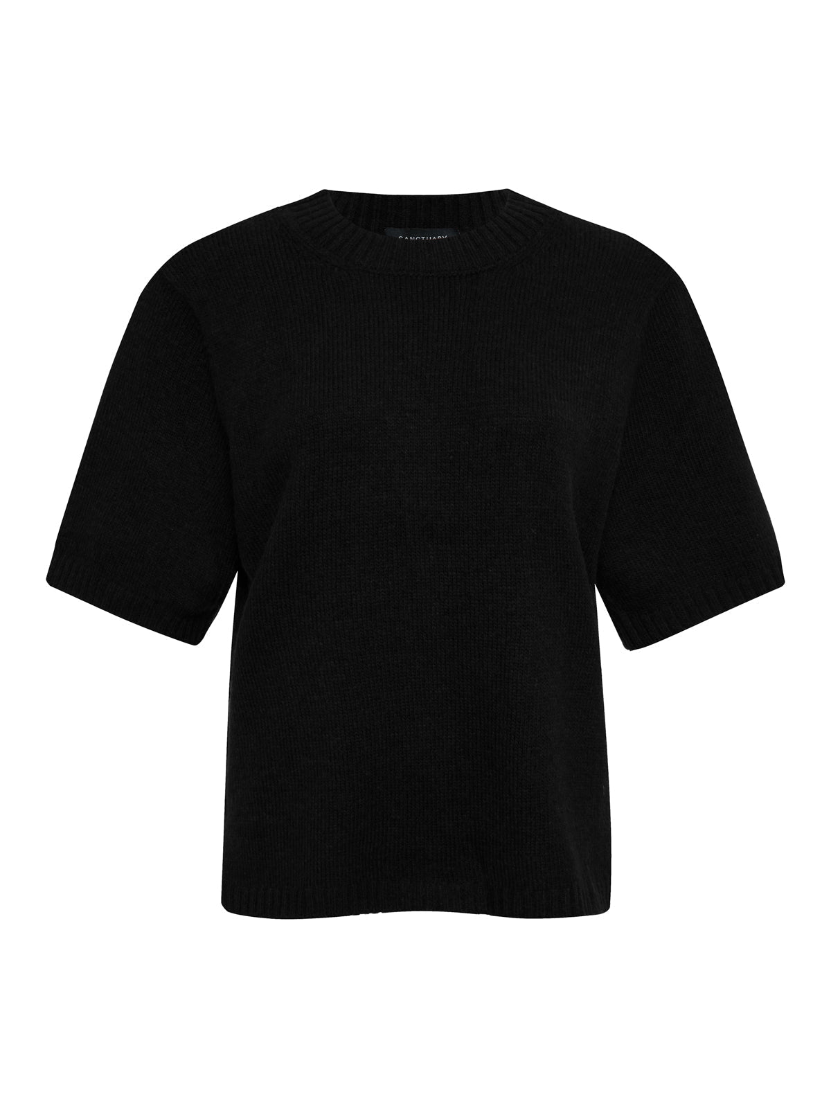 Perfect Sweater Tee Black - Sanctuary Clothing