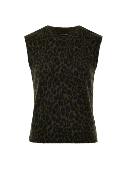 Soft Printed Shell Sweater Kalamata Leo - Sanctuary Clothing