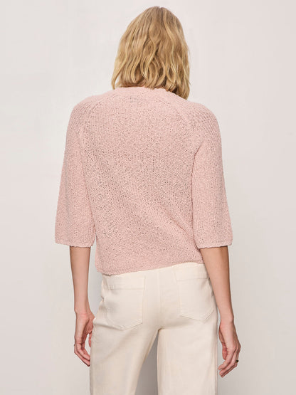 RAGLAN SWEATER TEE BLEACHED PINK - Sanctuary Clothing